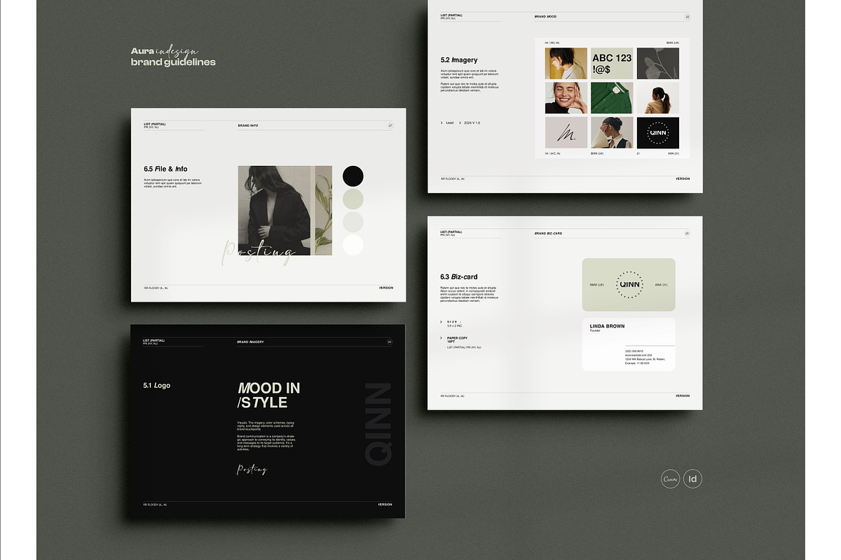 QINN/Brand Guidelines, a Brochure Template by Studio Elevate (Photo 12 of 12)