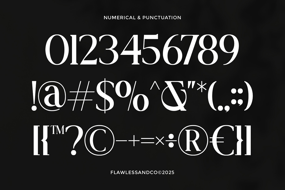 Not Reality - Retro Serif Font, a Serif Font by Flawless And Co (Photo 7 of 10)