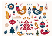 Scandinavian Christmas collection, an Animal Illustration by MoleskoStudio (Thumbnail 13 of 17)