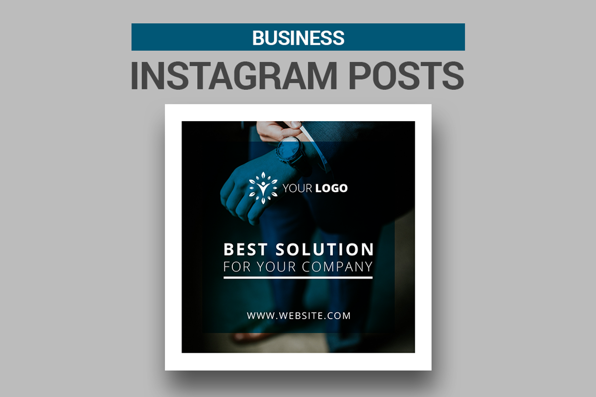 6 Business Instagram Ads, a Social Media Template by UNIK Agency