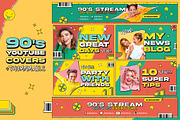 90s YouTube Covers and Thumbnails, a Social Media Template by Andrew Skoch Design (Thumbnail 1 of 3)