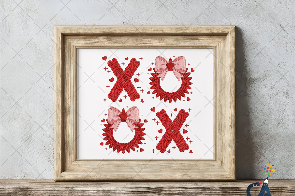 Yarn Crochet XOXO Valentine Jesus, an Illustration by Creative Art (Photo 5 of 6)