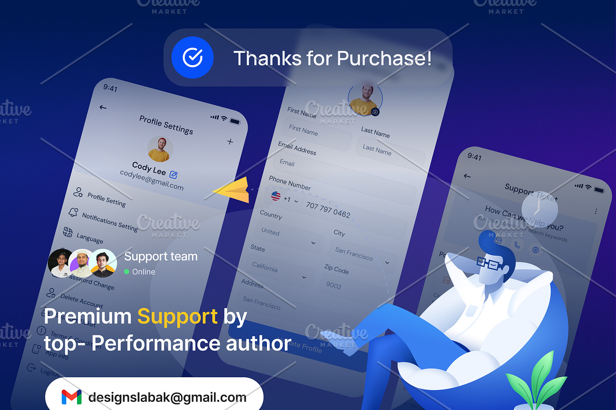QraPay – E-Wallet Mobile App UI Kit, an UI Kit Template by DesignsLab (Photo 9 of 9)