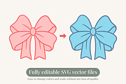 Coquette Ribbon Bow Vector Bundle, an Object Illustration by Kusumaillustration (Thumbnail 2 of 8)