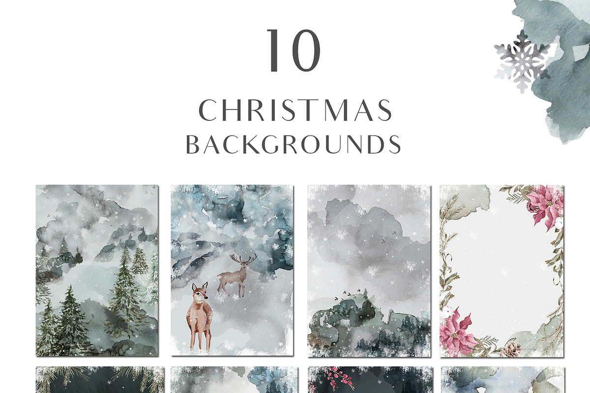 SALE! Christmas Holiday Watercolor, a Seasonal Illustration by Grace Noboa Illustrations (Photo 8 of 9)