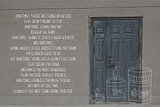 The Secret Door. Cute handdrawn font, a Serif Font by Sentimental postman (Thumbnail 3 of 4)
