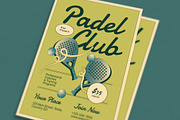 Padel Club Event Flyer, a Flyer Template by Guuver (Thumbnail 3 of 3)