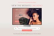 Beauty Salon Wix Website Template, a Wix Template by vectorocean (Thumbnail 2 of 11)