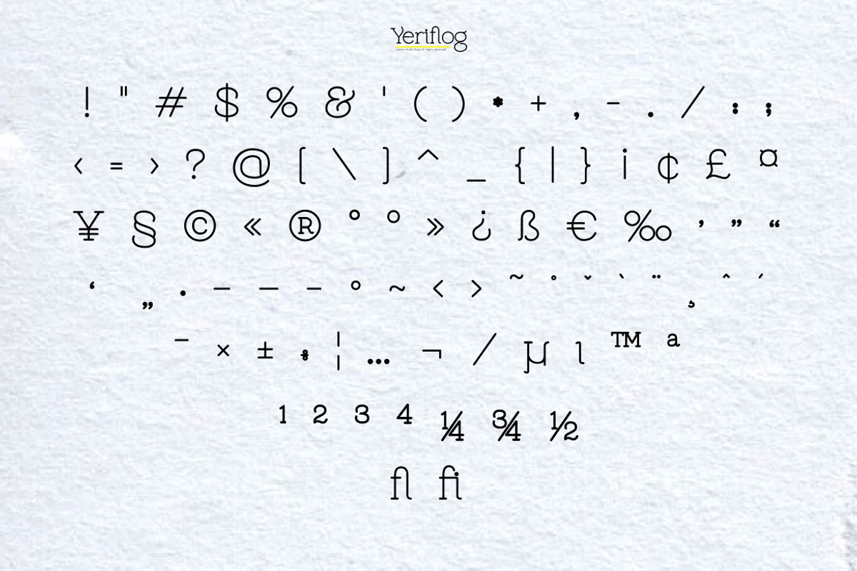 Yeriflog - Edgy Slab, a Slab Serif Font by Lemon Studio Type (Photo 3 of 7)