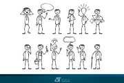 Vector Stickman .afdesign, a Person Illustration by Affinity Templates (Thumbnail 1 of 3)