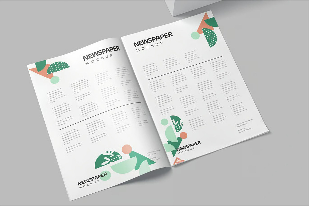 Newspaper Advert Mockups, an Advertising Mockup by megostudi0 (Photo 6 of 8)