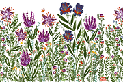 Winter Garden Folk Art, a Pattern Graphic by Arie Clares (Thumbnail 7 of 13)