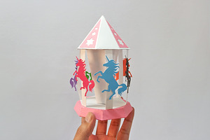 DIY Carousel - 3d Papercraft