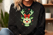 Coquette Green Millennial Christmas, an Illustration by Craft Nest (Thumbnail 2 of 6)