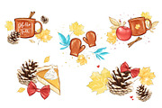 Fall Clipart, an Illustration by Papaya Craft (Thumbnail 3 of 4)