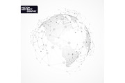 Set of technology image of globe., a Technology Illustration by majcot (Thumbnail 3 of 6)