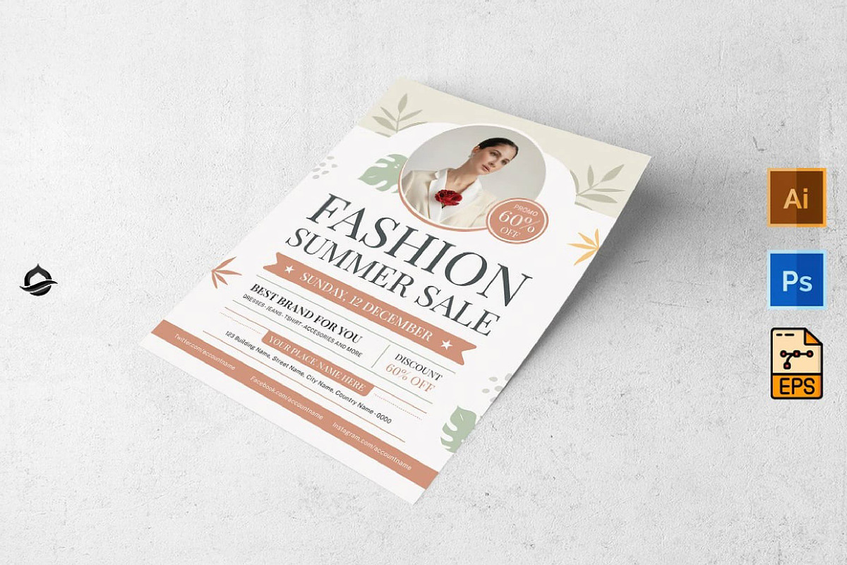 Summer Fashion Instagram Template, a Social Media Template by fashionaddict (Photo 4 of 5)