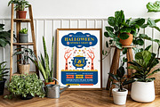 Folk Art Halloween Spooky Night, a Flyer Template by Hole Hope Design (Thumbnail 2 of 5)