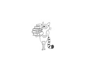 Cat characters in a Bookshop, an Illustration by Anastasiya Klempach (Thumbnail 3 of 10)