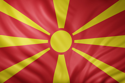 Macedonia 3d flag, a Photo by De todo un poco