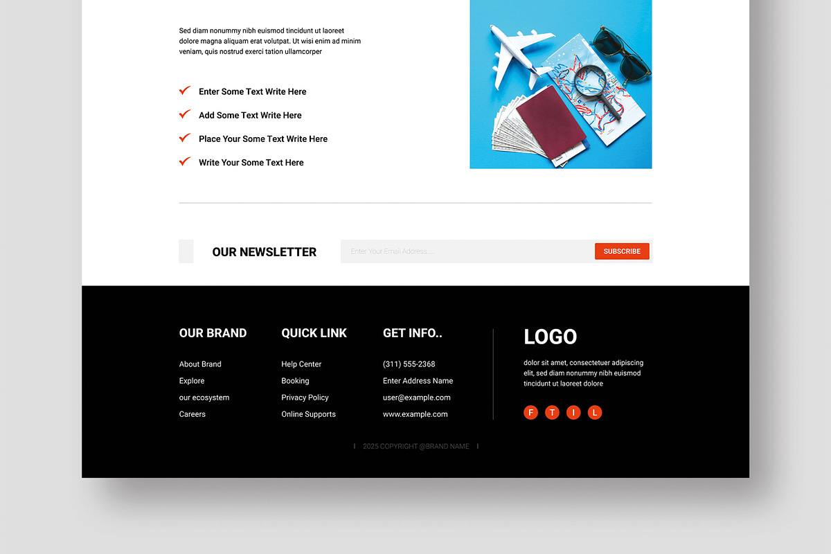 Travel Agency Landing Page Design, a Landing Page Template by MightyDesign (Photo 6 of 9)