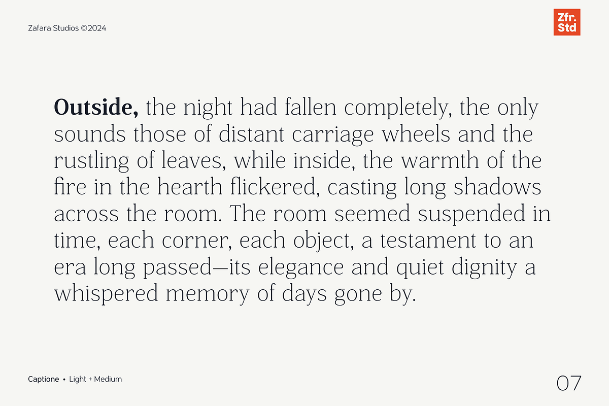 Captione, a Serif Font by Zafara Studios (Photo 7 of 9)