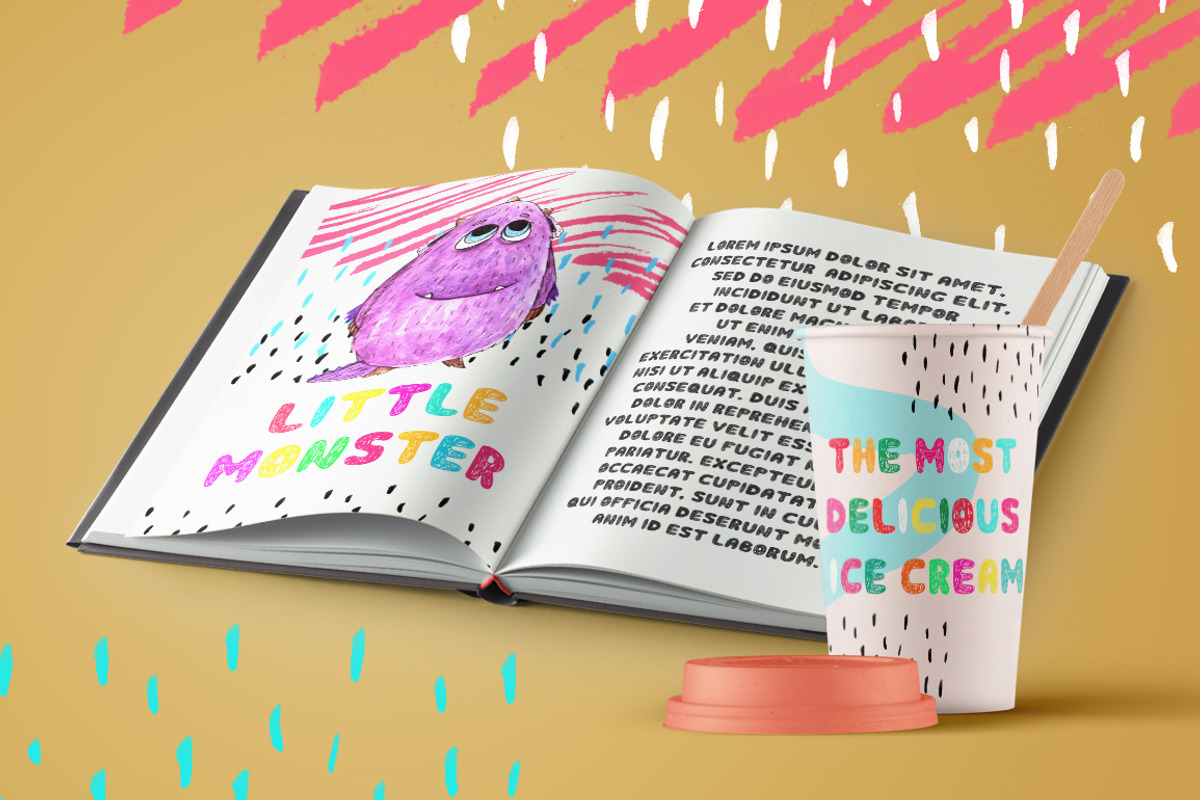 Smoothie - Hand Drawn Inky Font preview 7