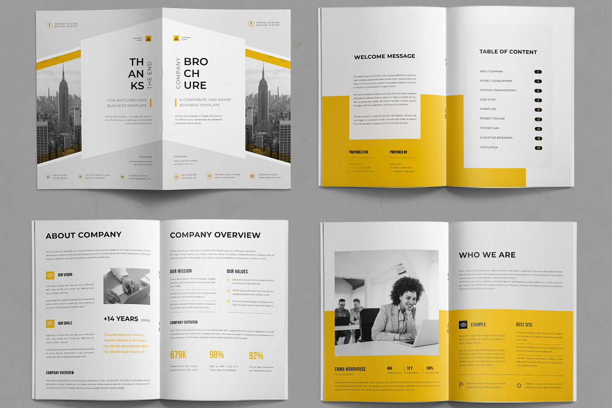 Business Brochure Layout, a Brochure Template by ContestDesign (Photo 2 of 3)