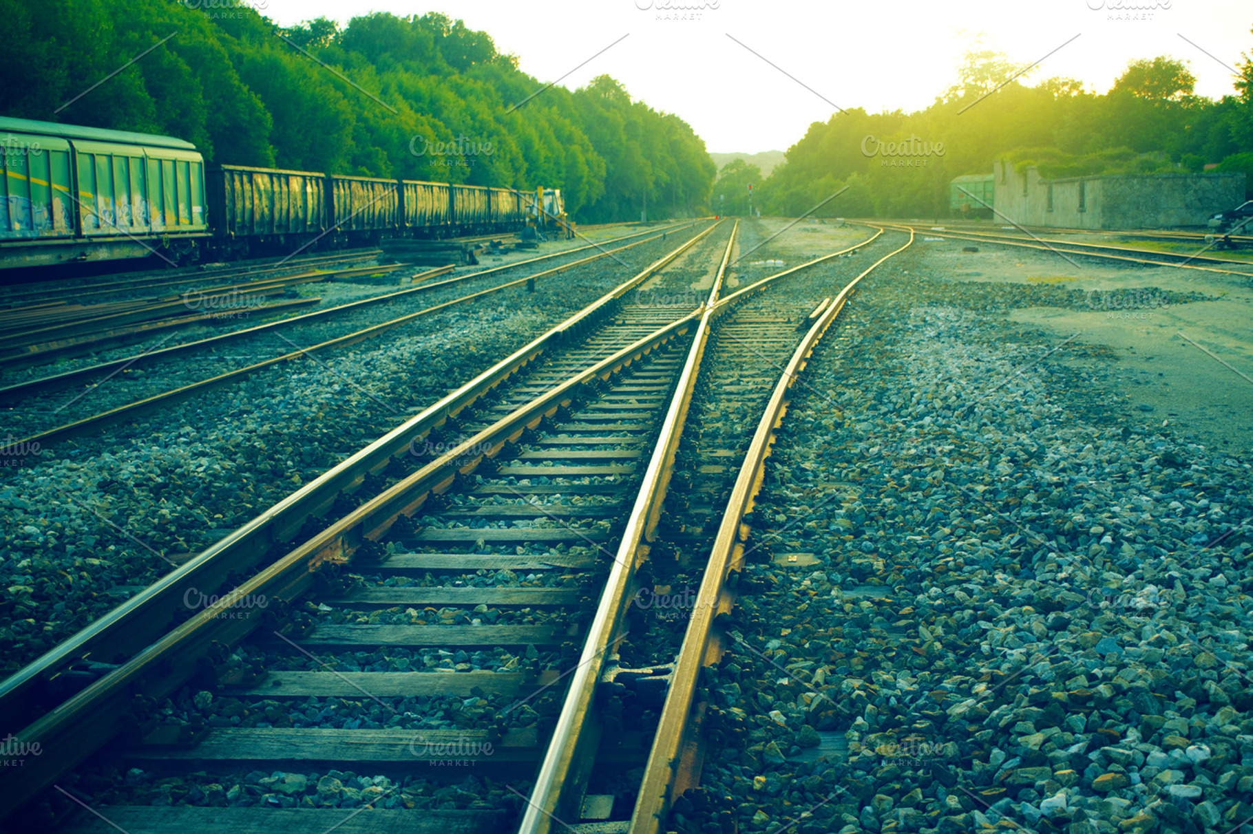 Rails Stock Photograph