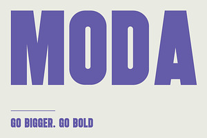 Moda - Minimal Sans Serif Font