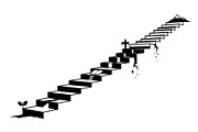 Stairway Journey Vector Bundle, an Illustration by jahid234 (Thumbnail 45 of 51)