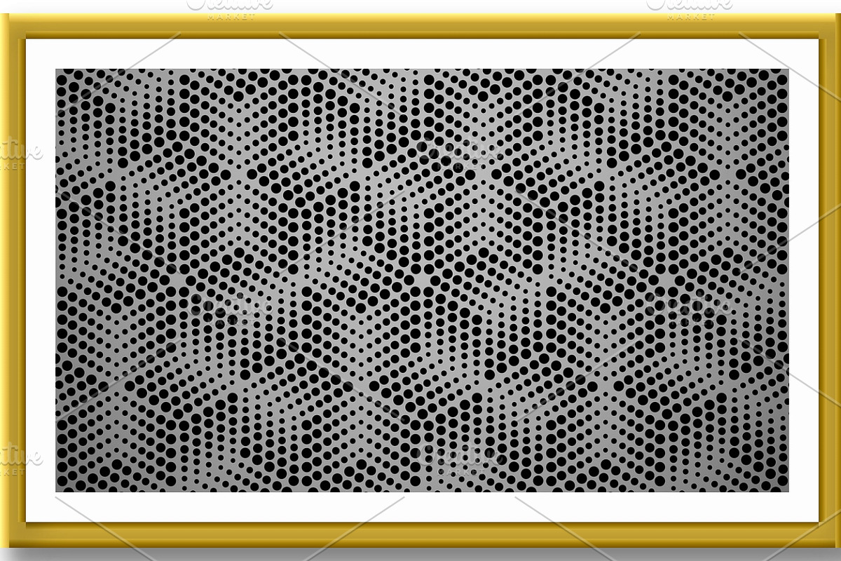 The geometric pattern with points, a Pattern Graphic by RODINA (Photo 3 of 3)