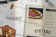 Vintage Food Menu, a Print Template by The Savory Directors (Thumbnail 2 of 3)