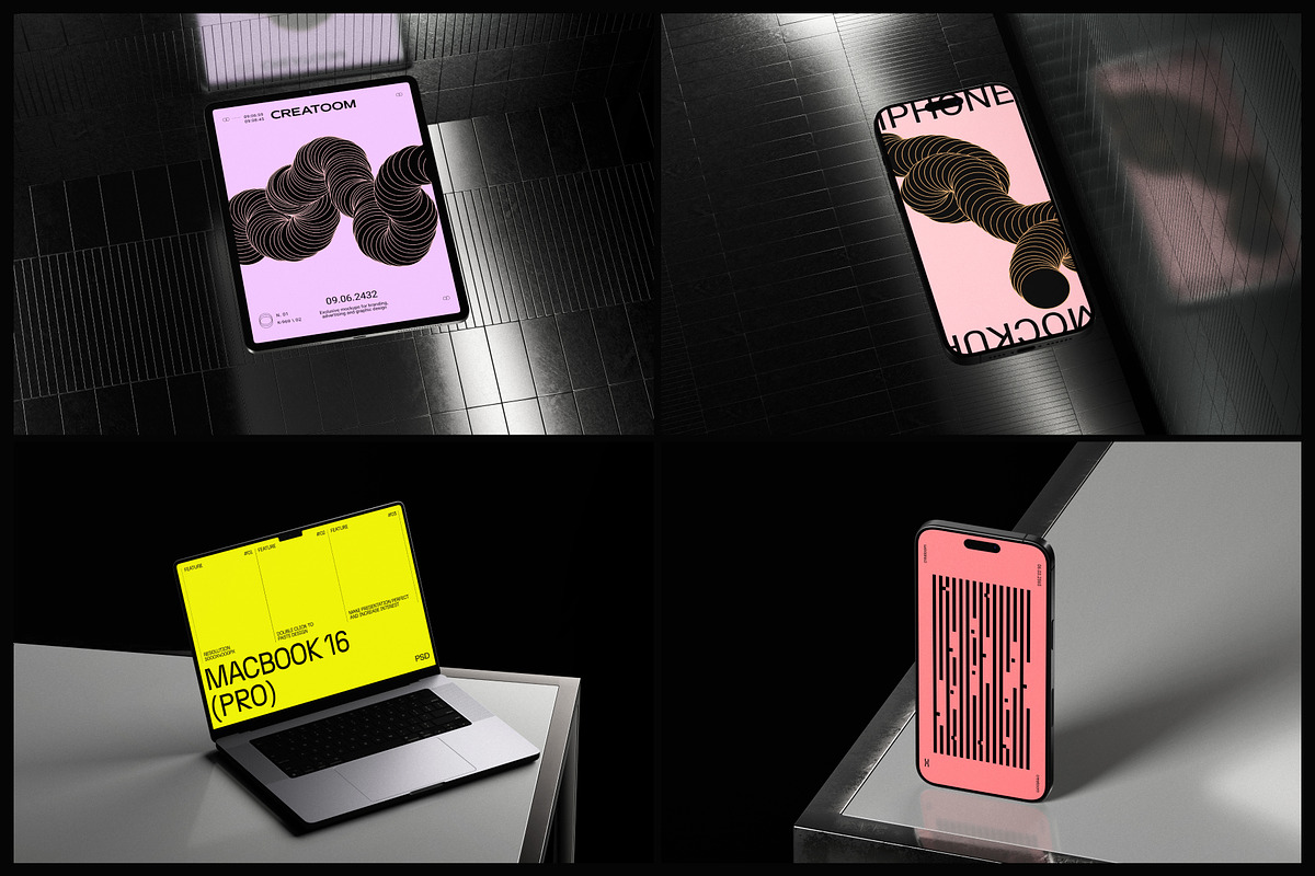 Apple device mockups, a Device Mockup by Creatoom (Photo 5 of 11)