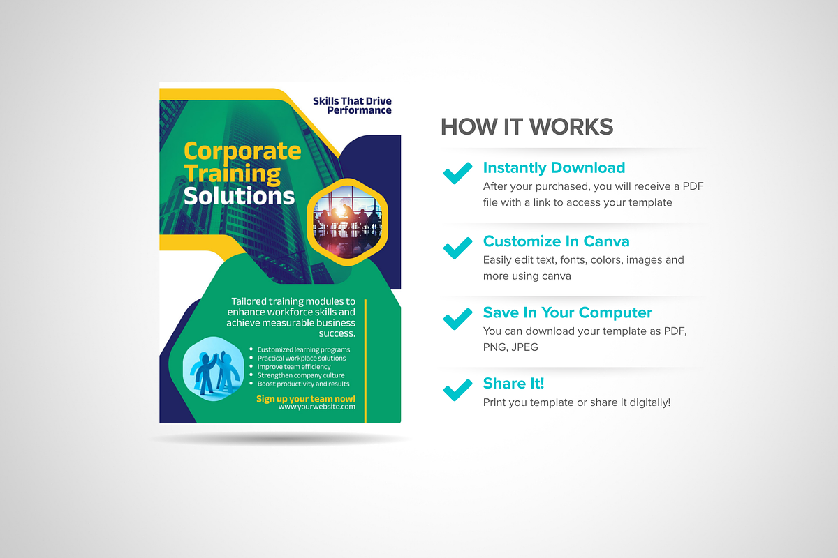 Corporate Training Solutions Flyer preview 3