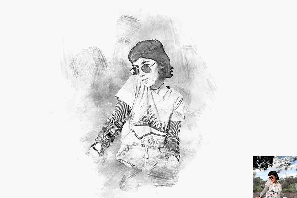 Faster Sketch Effect Ps Action, an Action Add-On by Studio Retouch (Photo 25 of 34)