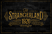 Strangerland + Extras, a Serif Font by Opus Nigrum (Thumbnail 1 of 13)