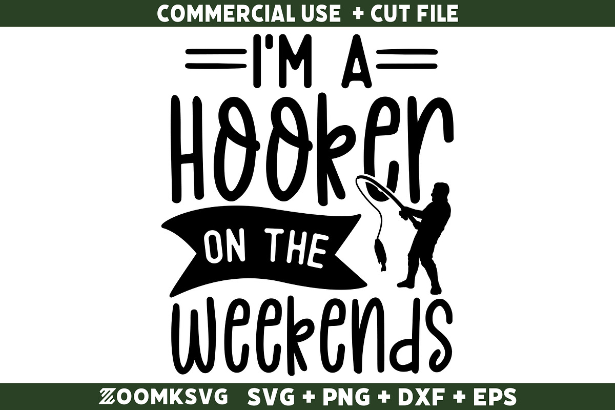 Fishing SVG Bundle 20 Designs, an Illustration by ZoomkSVG (Photo 18 of 41)
