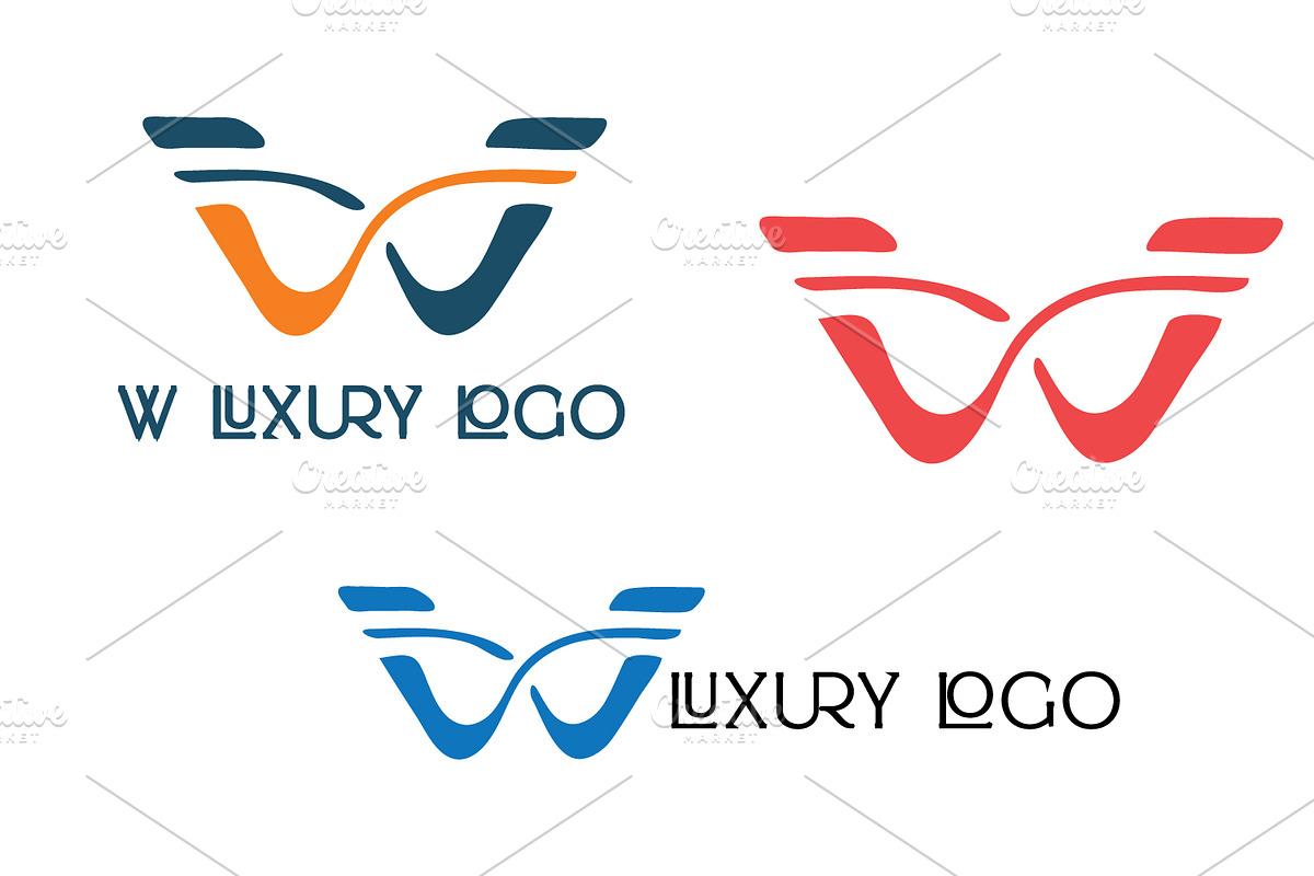 W Letter Luxury Logo Template, a Branding & Logo Template by FusionadCreates (Photo 1 of 4)