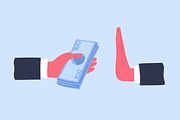 Stop corruption concept, a Finance Illustration by Good Studio (Thumbnail 1 of 3)