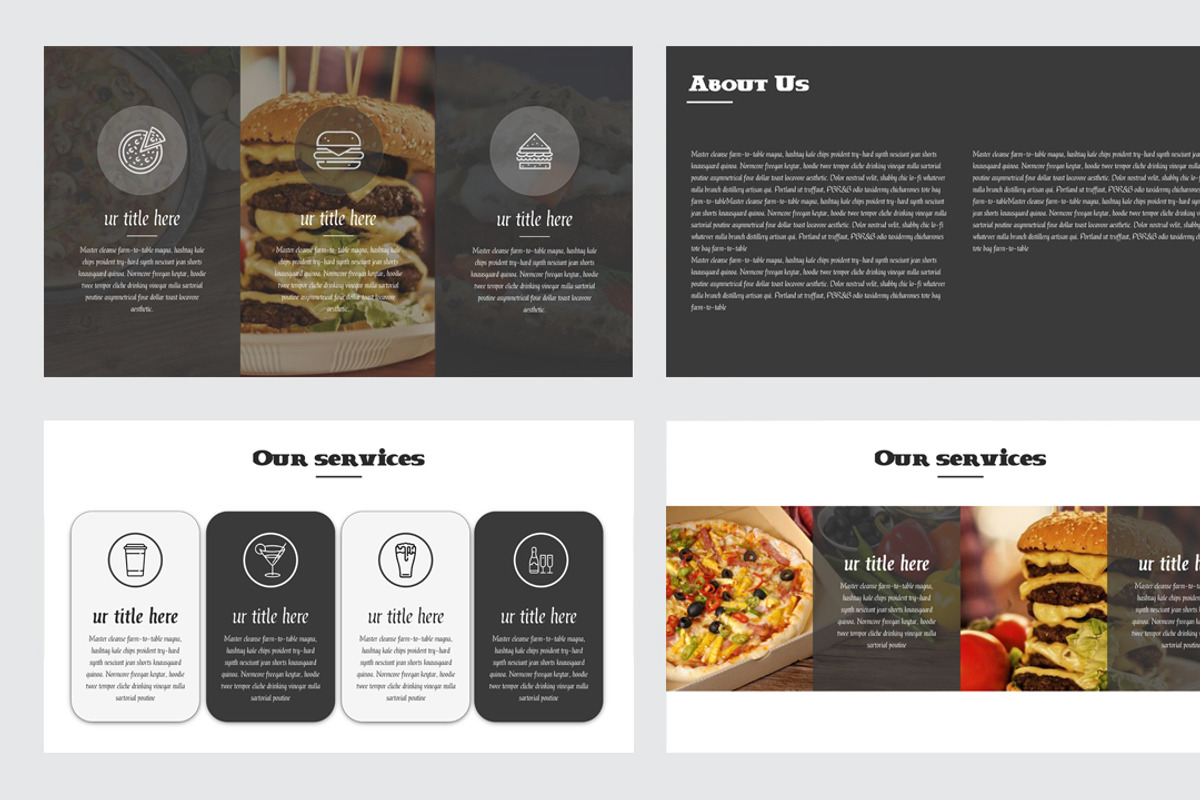 Food Vintage Keynote Template, a Presentation Template by ZAAS (Photo 3 of 12)
