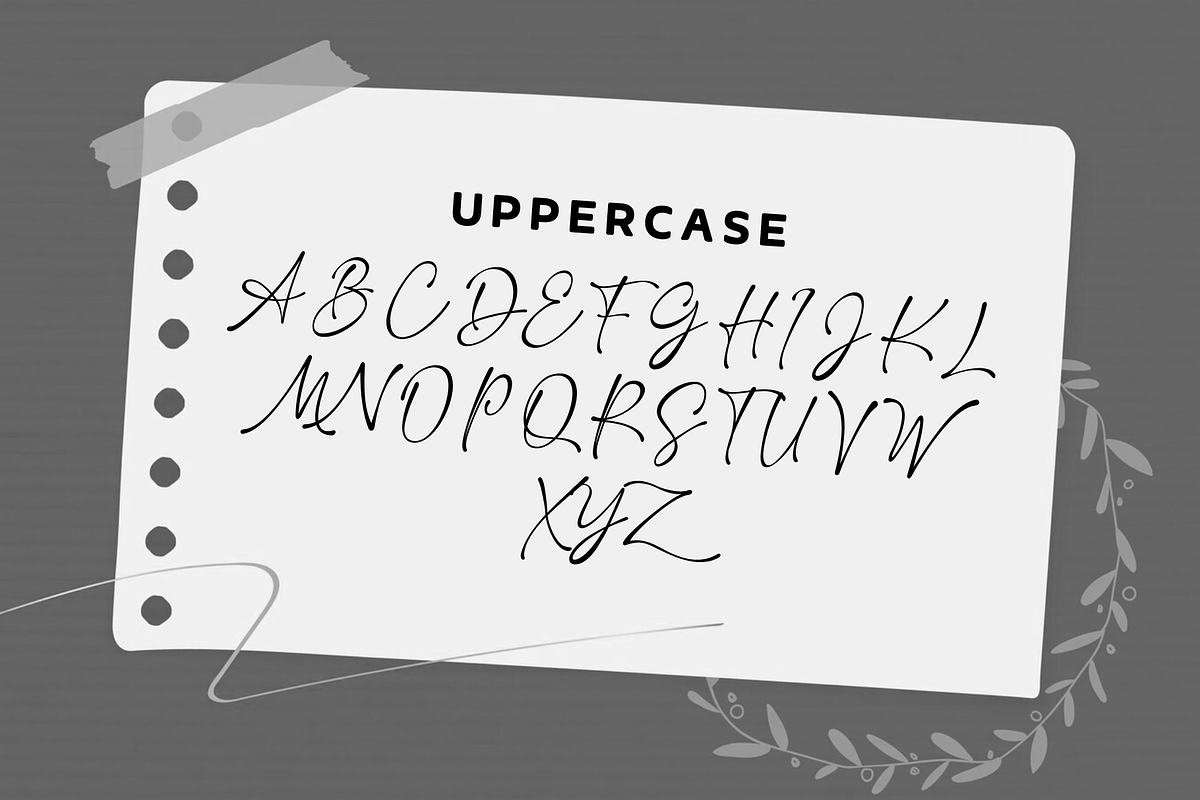 Athaya, a Handwritten Font by almazstudio (Photo 8 of 10)