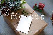 Christmas Gift Tag Mockup, a Product Mockup by ILoveMockupDesign (Thumbnail 1 of 8)