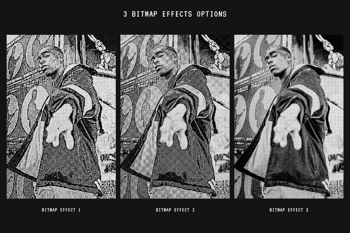 Retro Bitmap Photo Effect, a Layer Style Add-On by Shyeno (Photo 3 of 9)