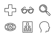 Bundles Set Optical Store Icons, an Outline Icon by adenpinkstore (Thumbnail 23 of 44)
