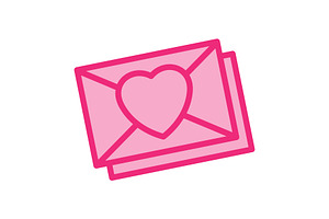 Valentine day icon, a Duotone Icon by Sumberpangan