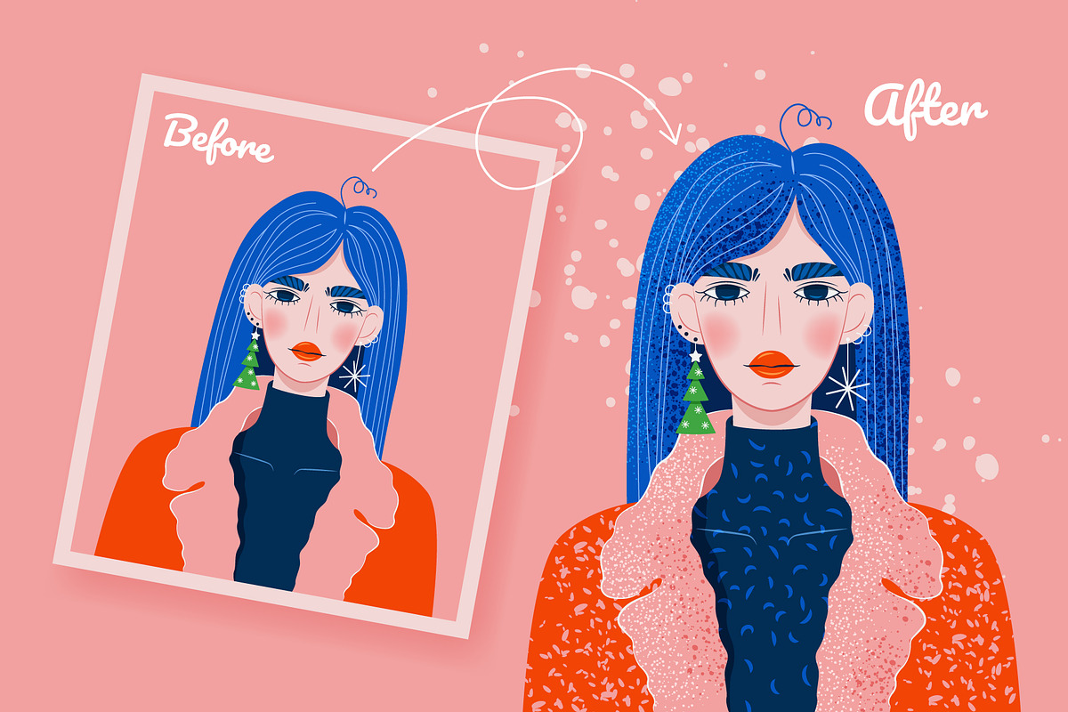 18 Grainy Vector Brushes, a Brush Add-On by IuliiaSavko (Photo 4 of 8)