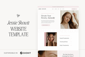 Showit Website Template Jessie