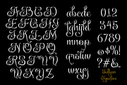 Sullyan Modern Calligraphy, a Blackletter Font by TypeClassHeroes (Thumbnail 5 of 12)
