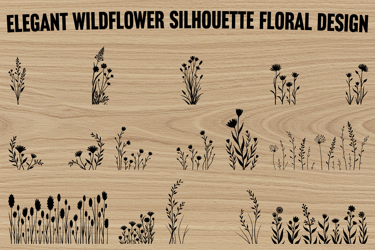 Rustic Botanical Wildflower, an Illustration by BIPLOB EXPERT